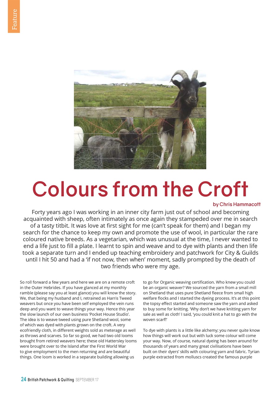 Patchwork and Quilting Preview Pages