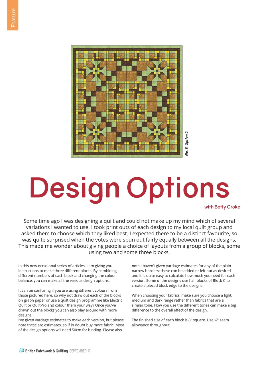 Patchwork and Quilting Preview Pages