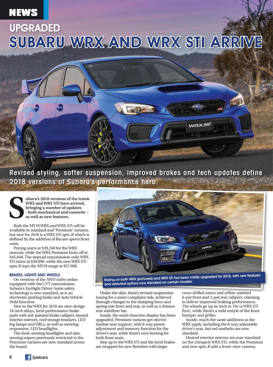 JUST CARS Preview Pages