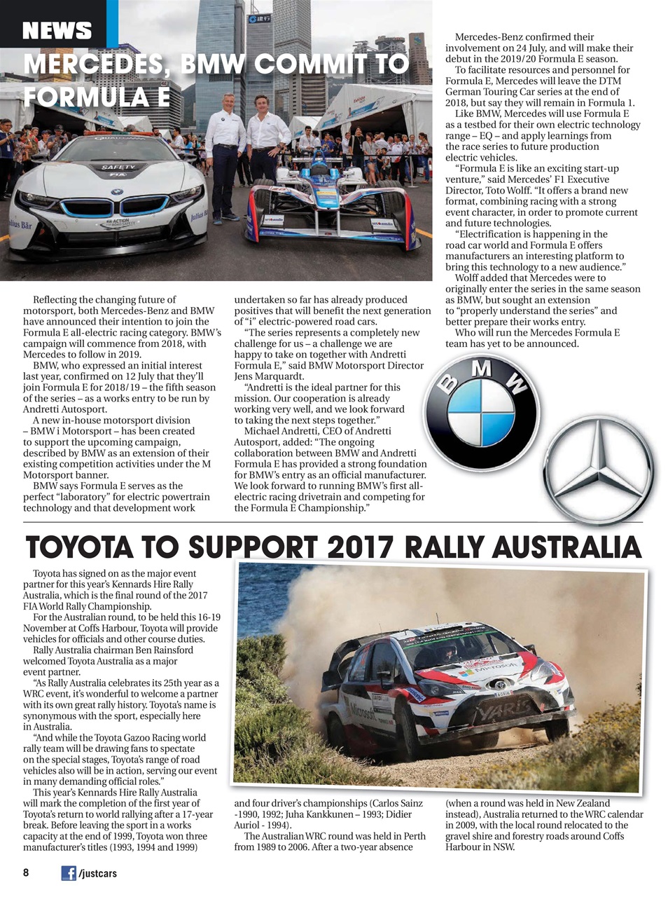 JUST CARS Preview Pages