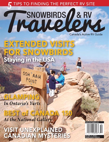 Snowbirds & RV Travelers issue Sept 17