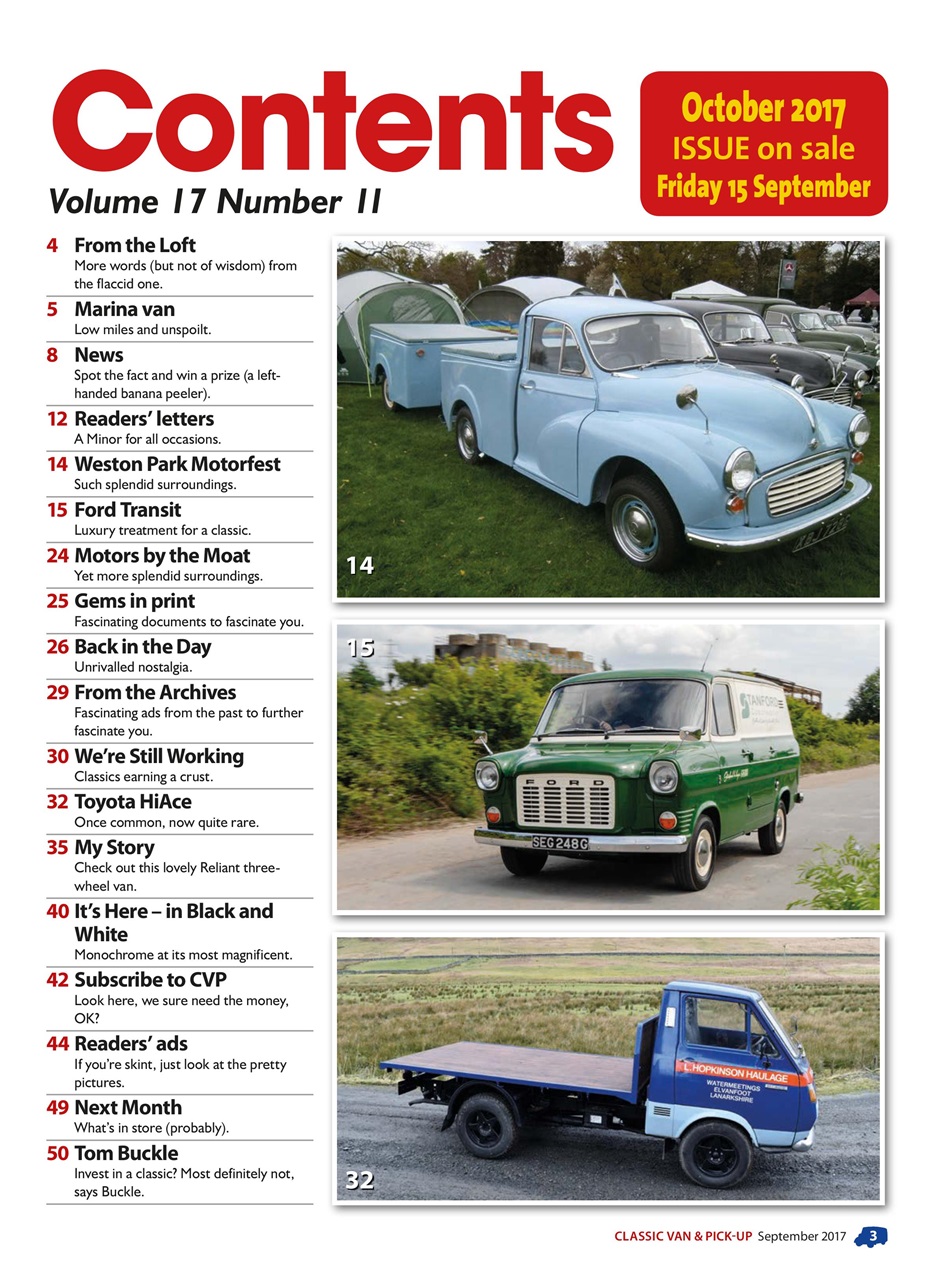 Classic Van & Pick-up Preview Pages