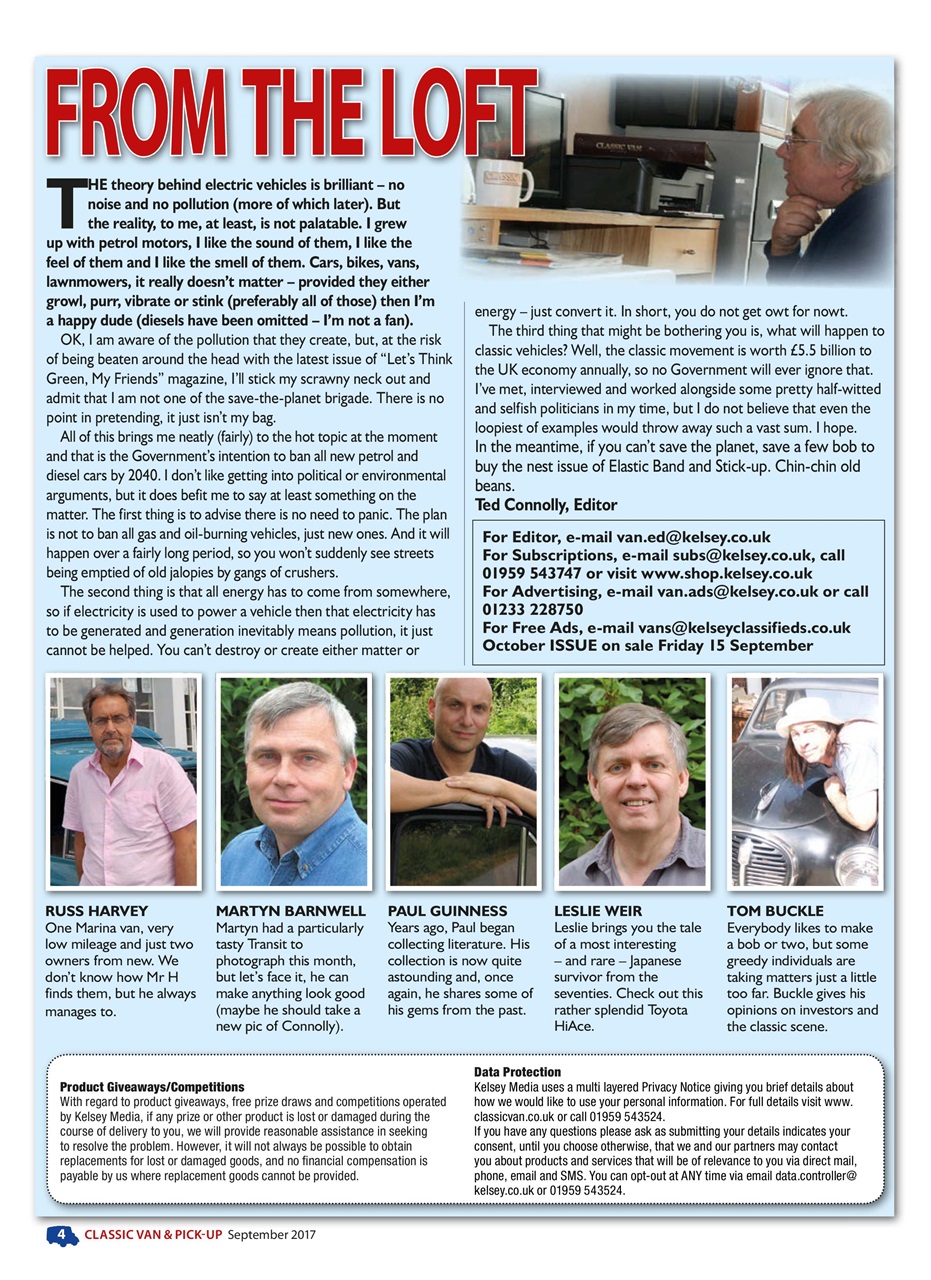 Classic Van & Pick-up Preview Pages