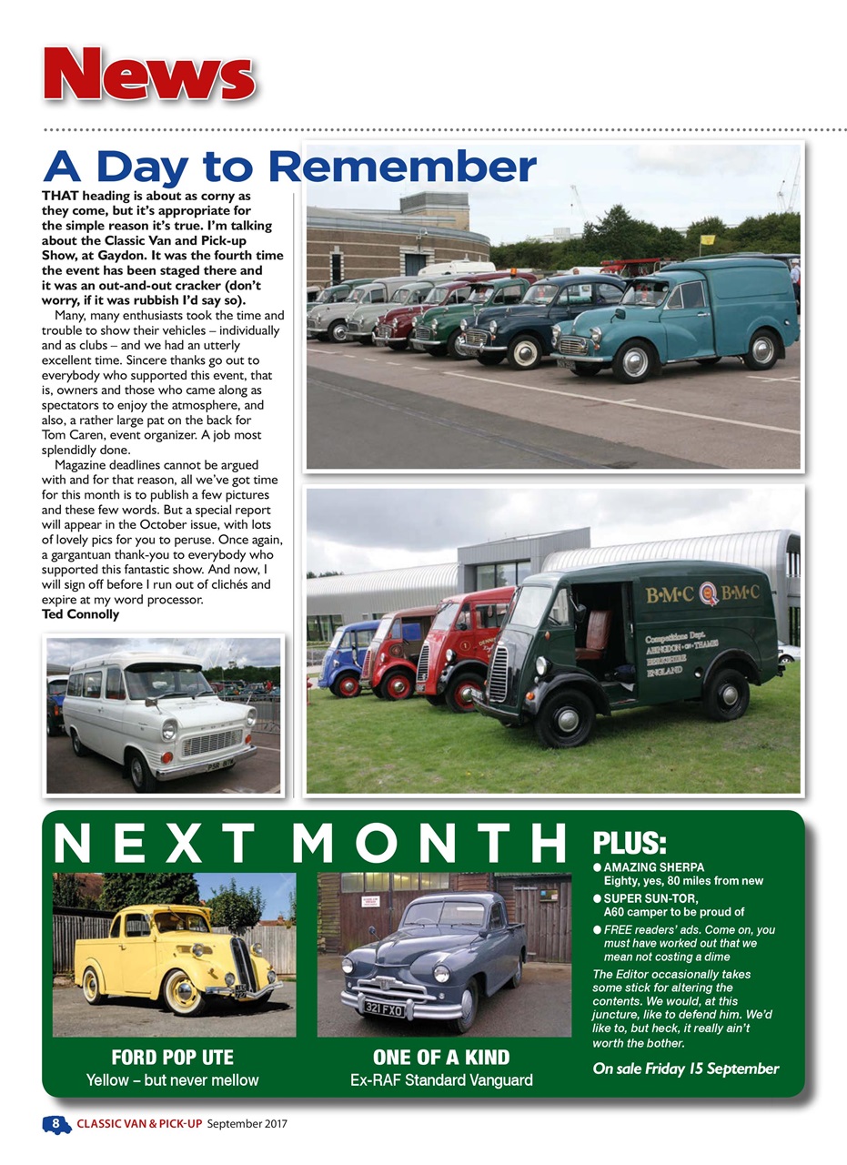Classic Van & Pick-up Preview Pages