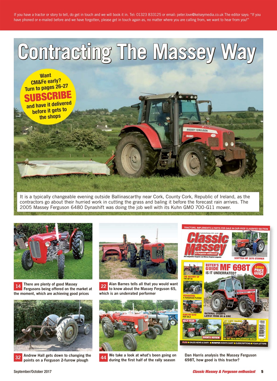 Classic Massey Preview Pages