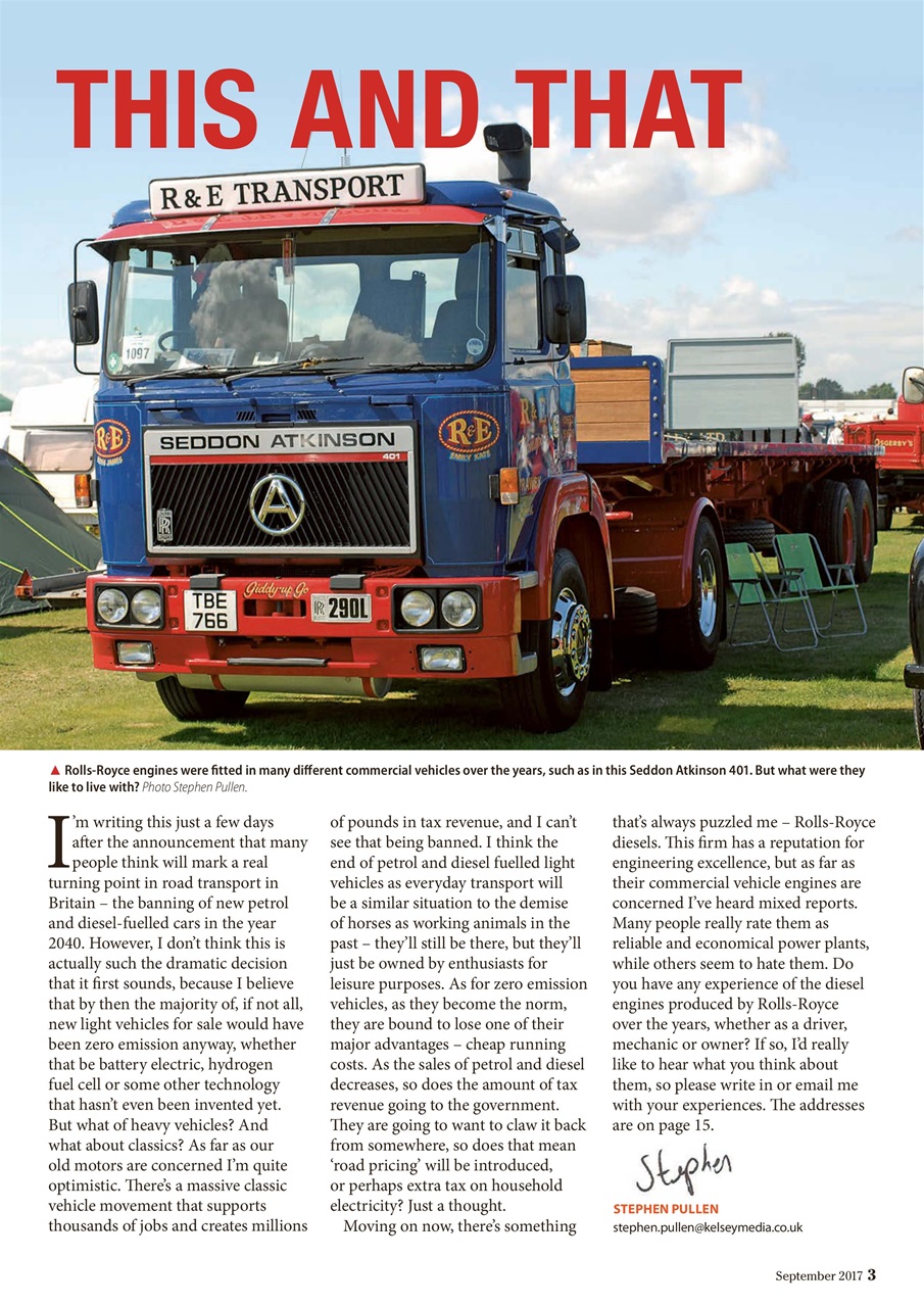 Heritage Commercials Magazine Preview Pages