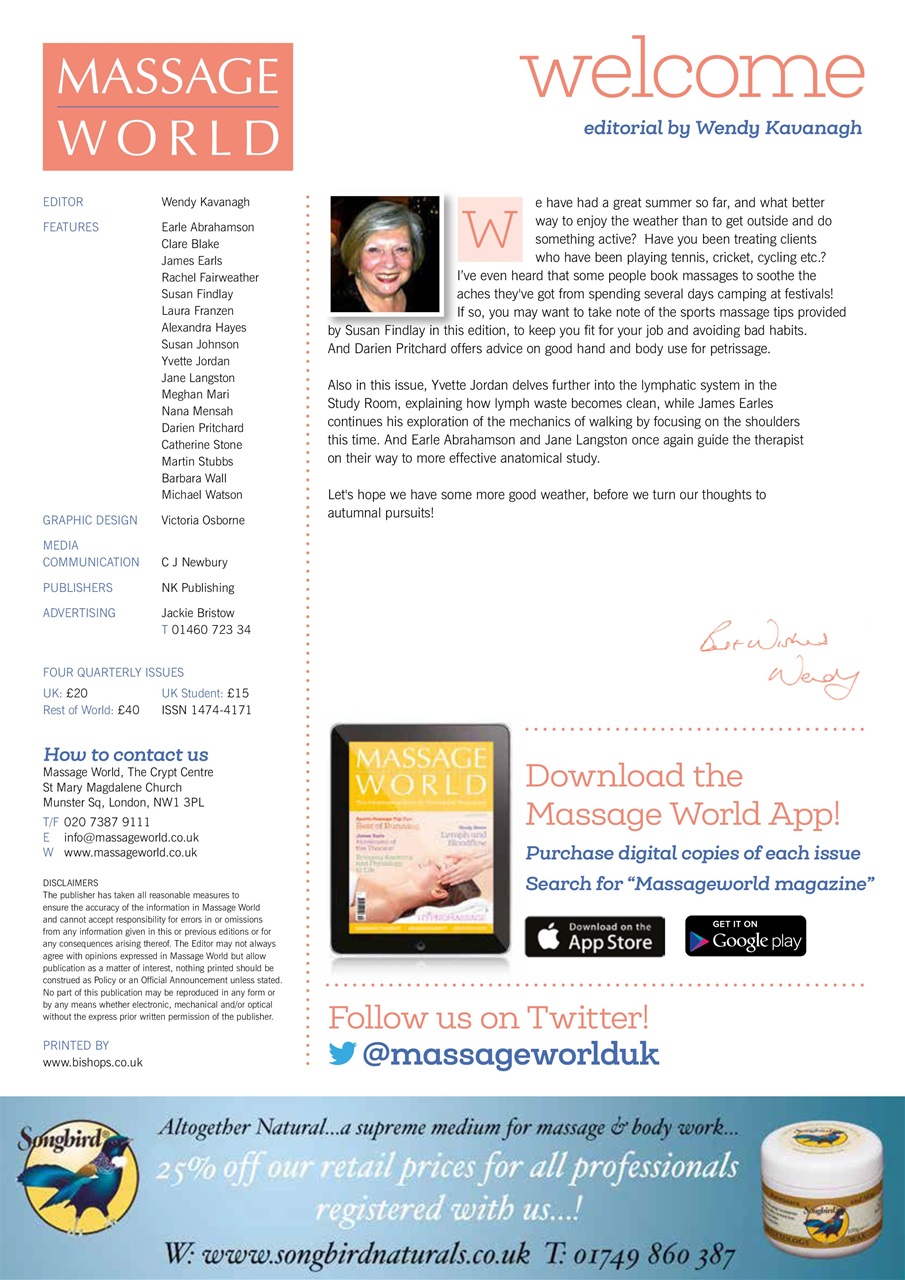 Massage World Preview Pages
