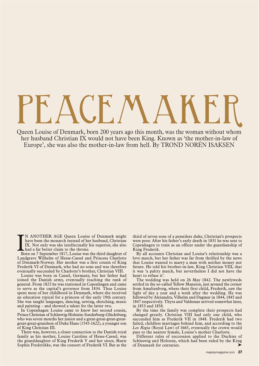 Majesty Magazine Preview Pages