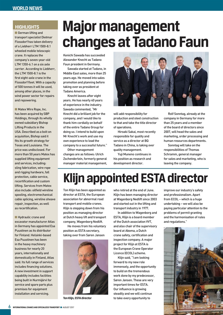 Int. Cranes and Specialized Transp Preview Pages