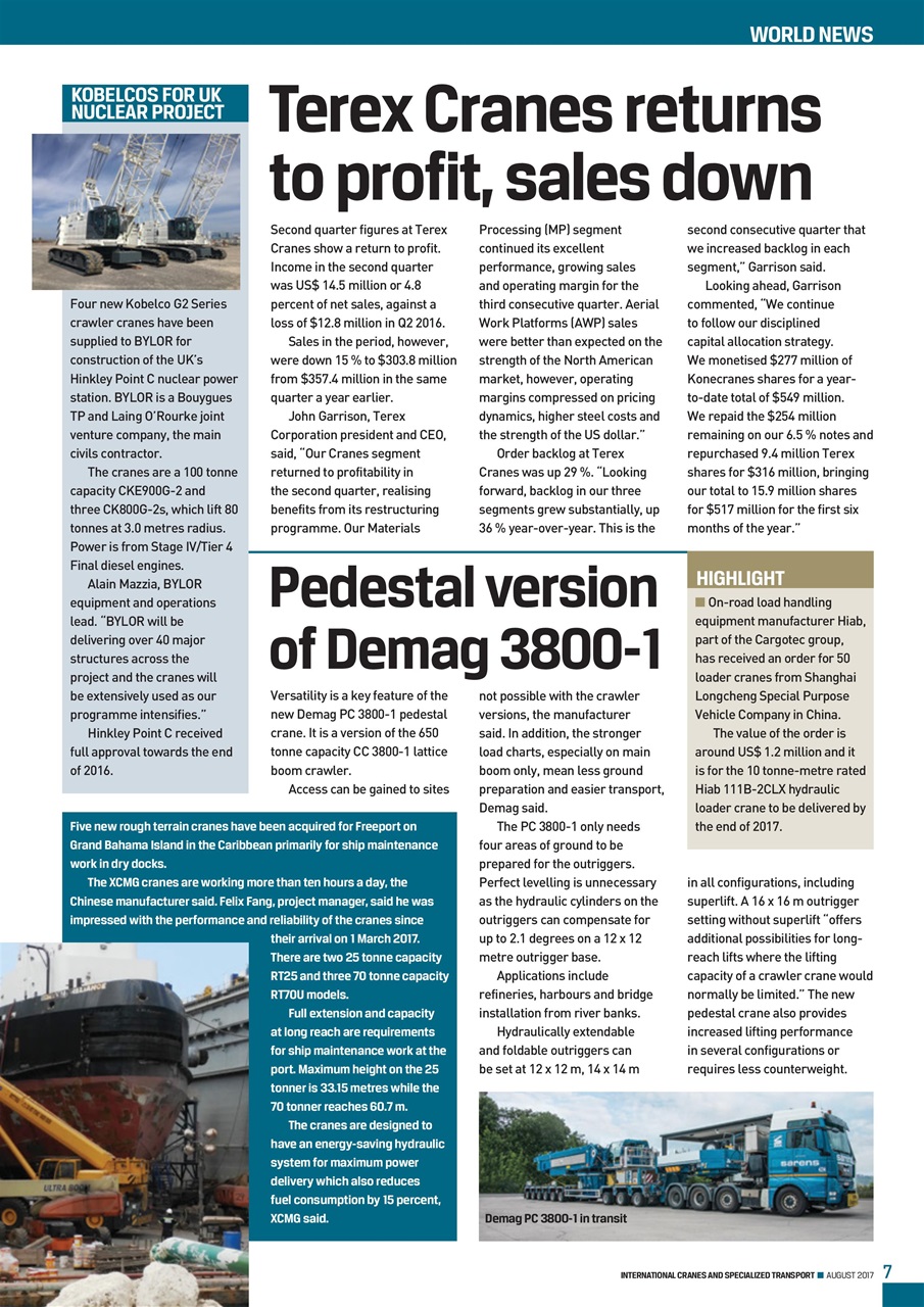 Int. Cranes and Specialized Transp Preview Pages