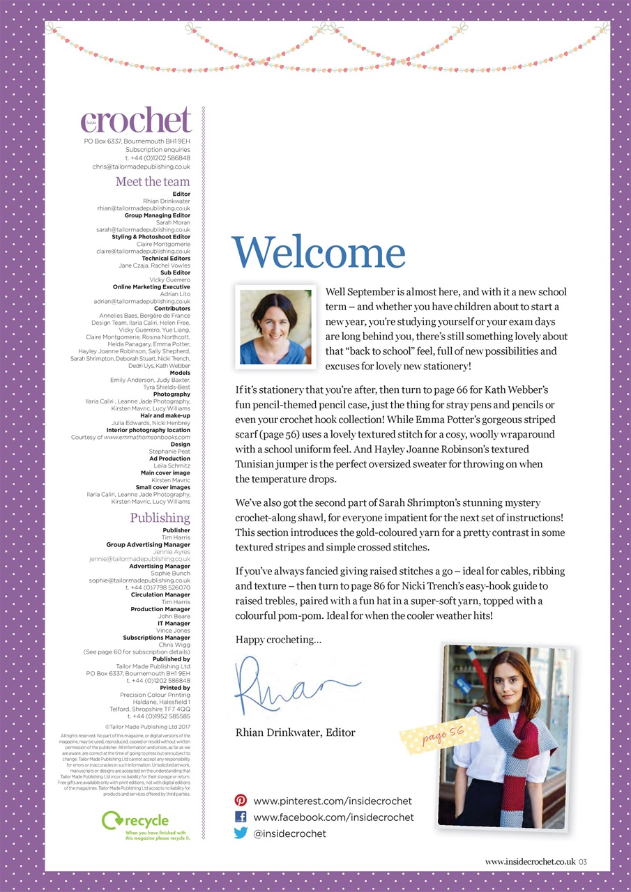 Inside Crochet Preview Pages