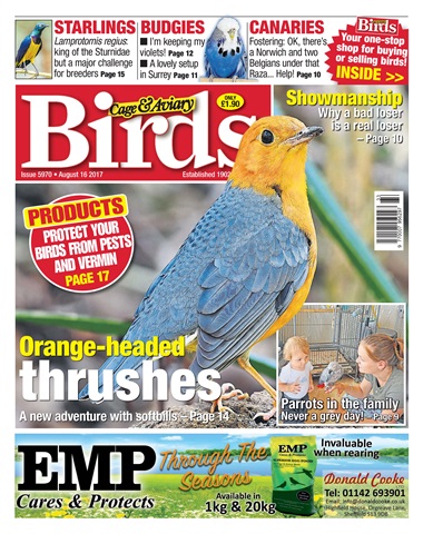 Cage & Aviary Birds issue 16 August 2017