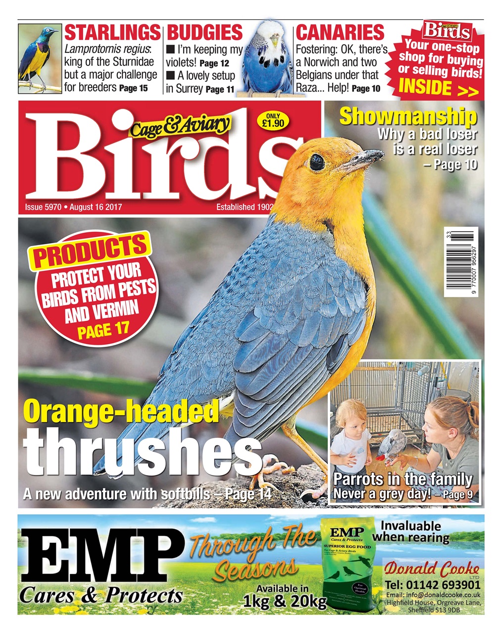 Cage & Aviary Birds Preview Pages