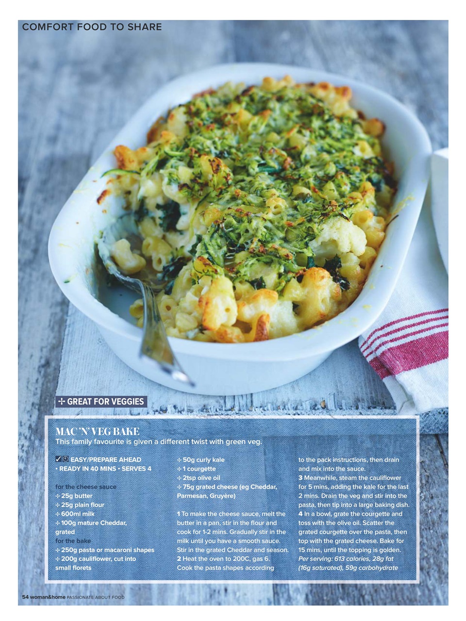 Woman & Home Feel Good Food Preview Pages