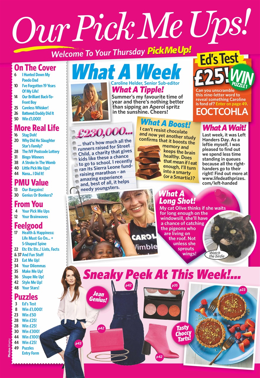 Pick Me Up Preview Pages