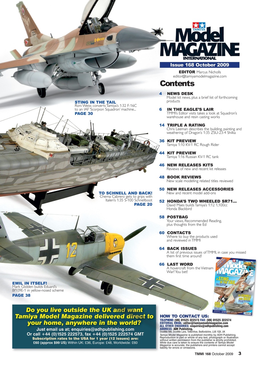 Tamiya Model Magazine Preview Pages