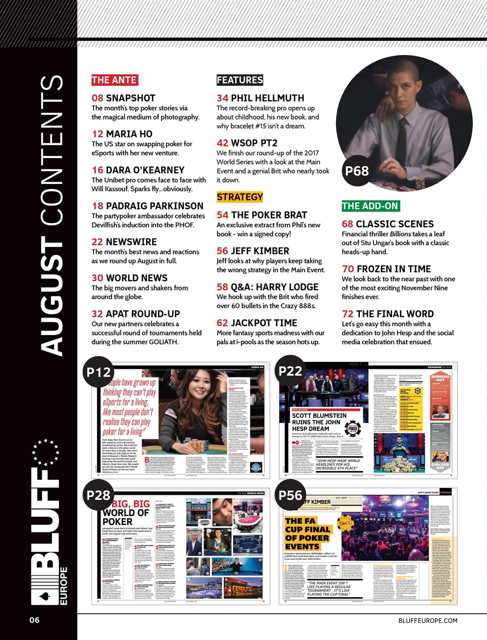 Bluff Europe Preview Pages
