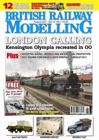 British Railway Modelling (BRM) issue AUGUST 2011