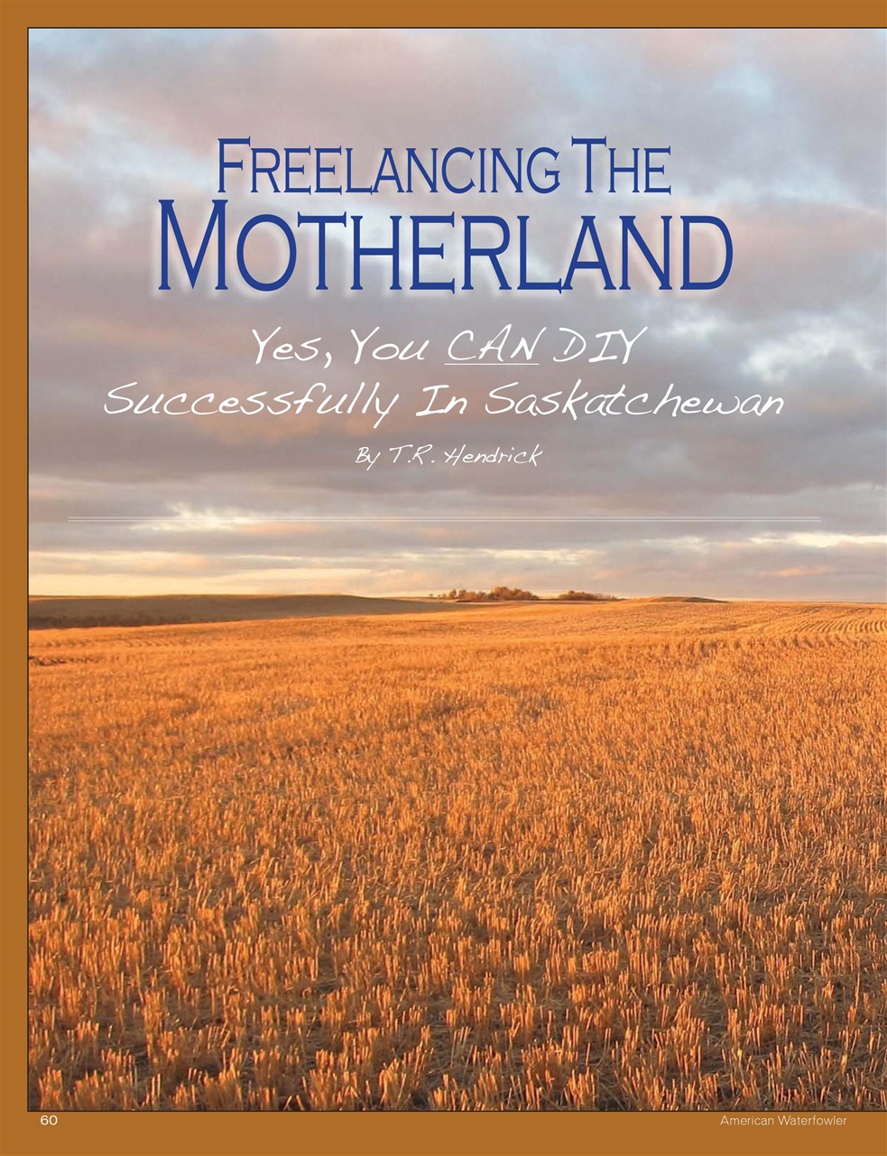 American Waterfowler Preview Pages