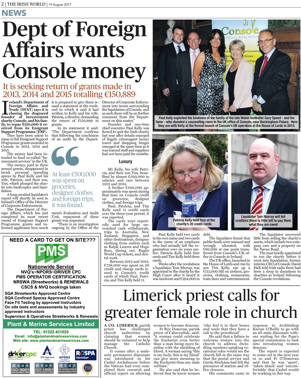 Irish World Preview Pages