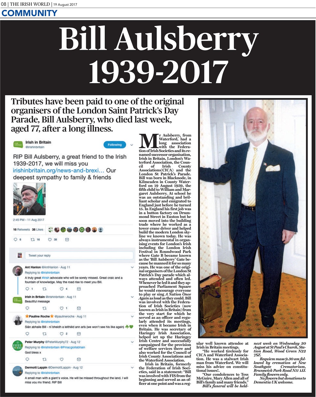 Irish World Preview Pages