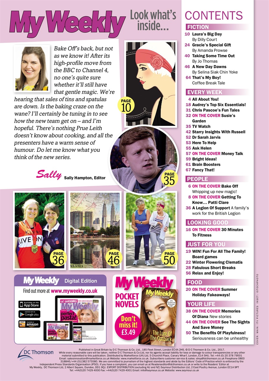 My Weekly Preview Pages