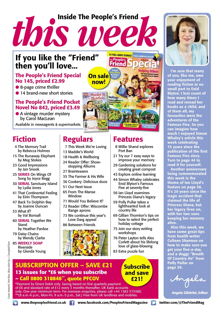 The People’s Friend Preview Pages