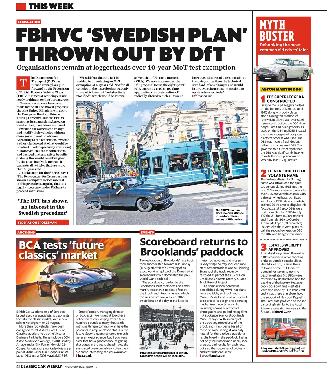 Classic Car Weekly Preview Pages