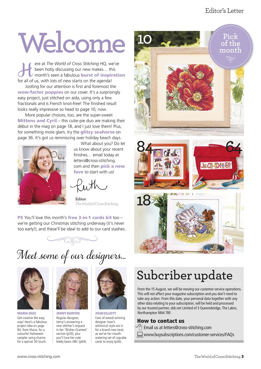 The World of Cross Stitching Preview Pages