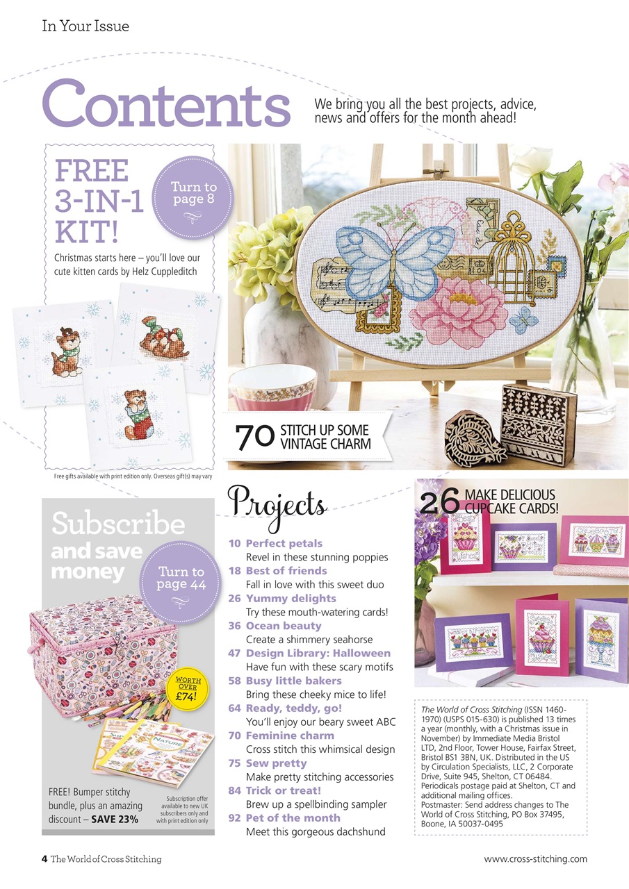 The World of Cross Stitching Preview Pages