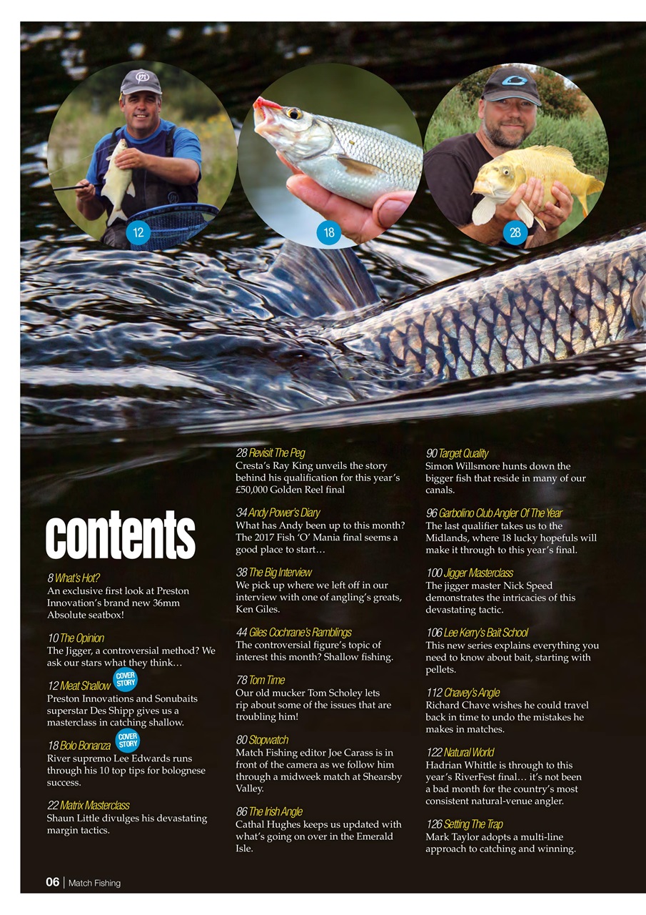 Match Fishing Preview Pages