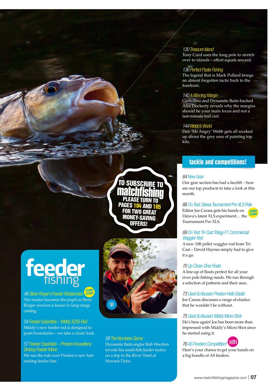 Match Fishing Preview Pages