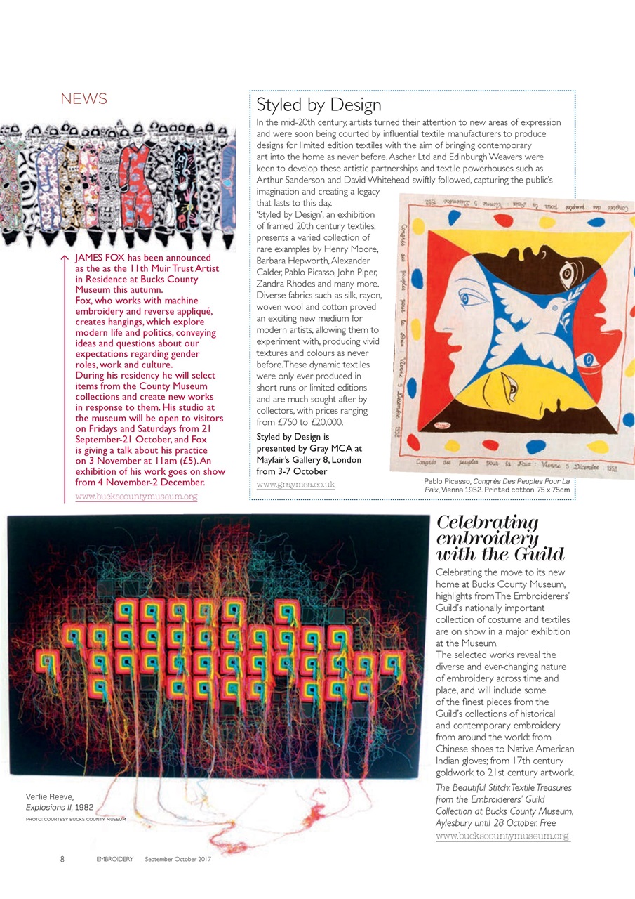 Embroidery Magazine Preview Pages