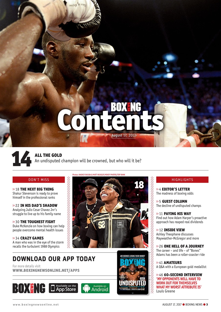 Boxing News Preview Pages