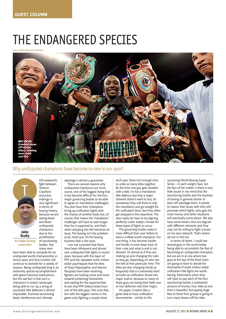 Boxing News Preview Pages
