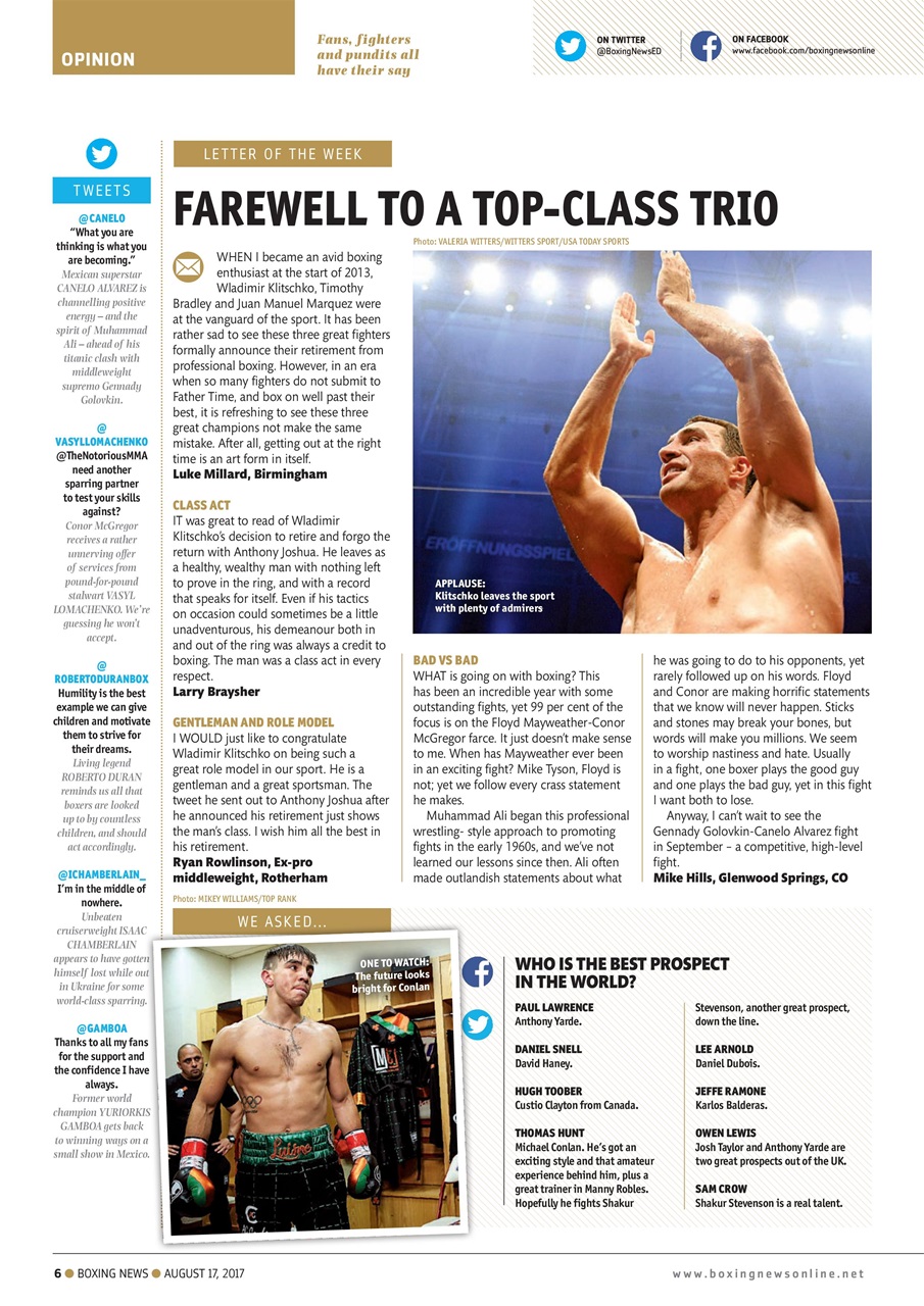 Boxing News Preview Pages