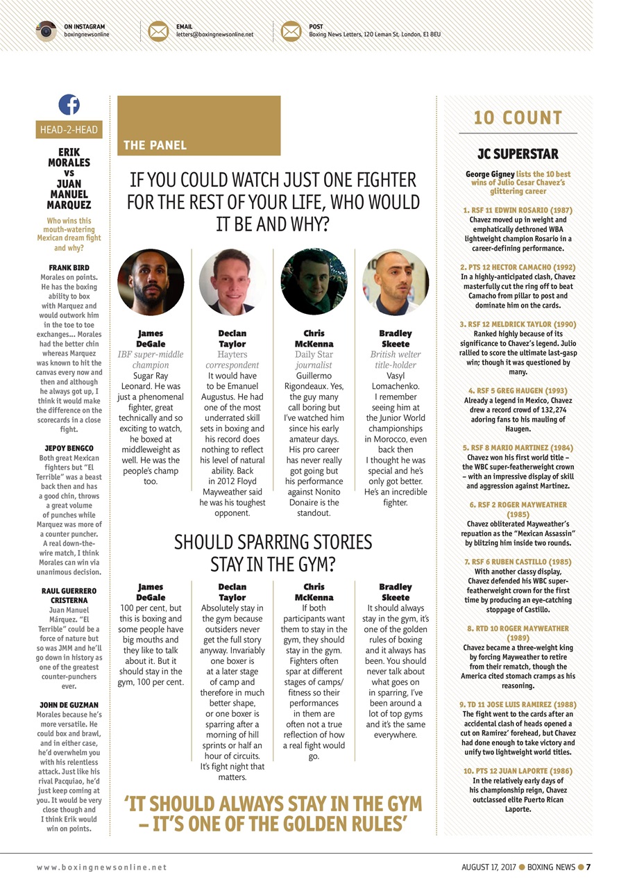 Boxing News Preview Pages