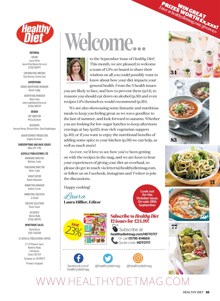 Healthy Diet Preview Pages