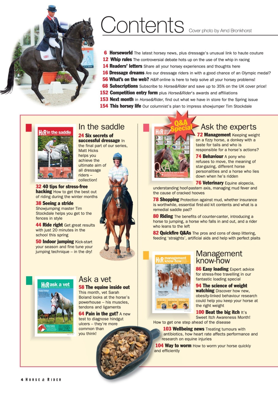 Horse&Rider Magazine - UK equestrian magazine for Horse and Rider Preview Pages