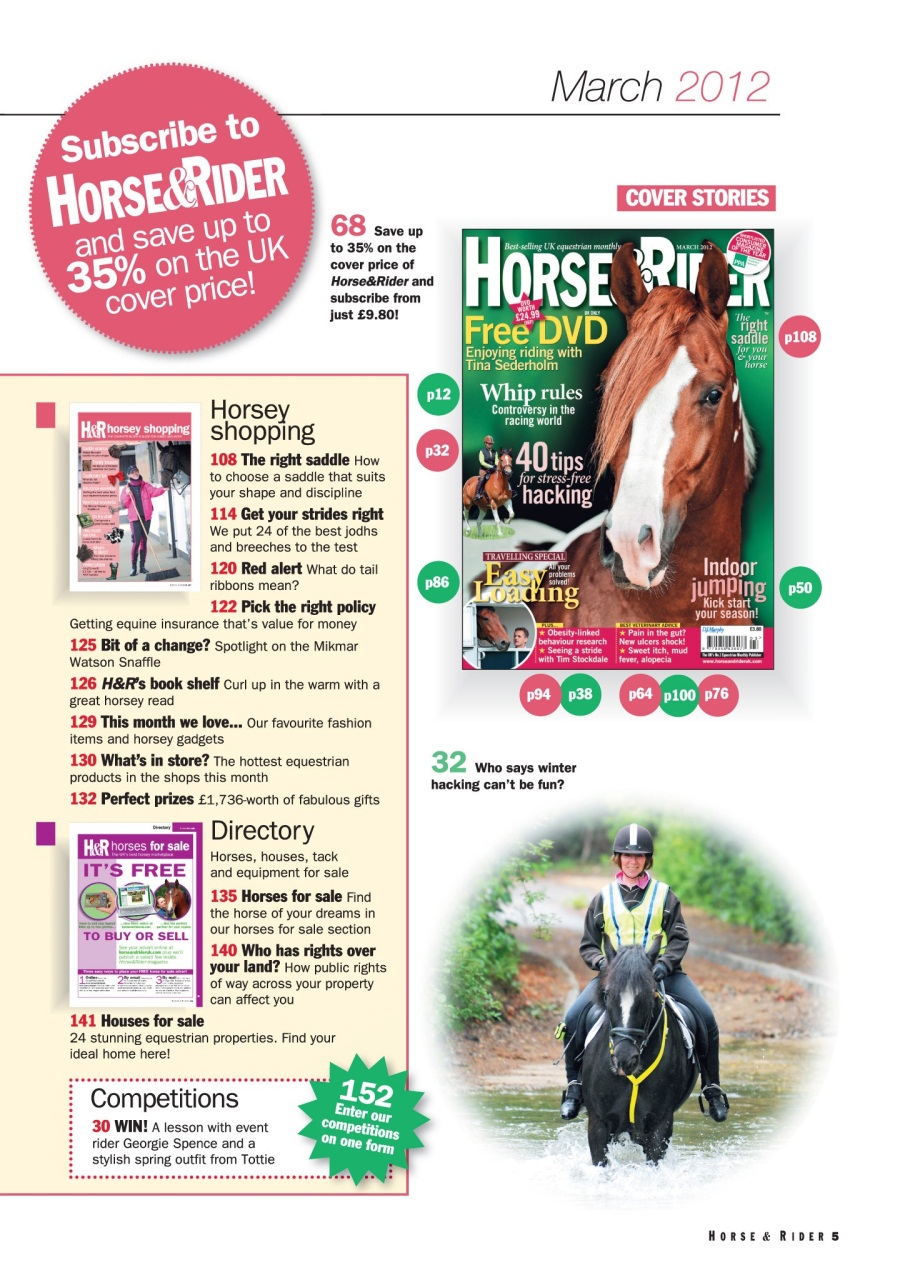 Horse&Rider Magazine - UK equestrian magazine for Horse and Rider Preview Pages