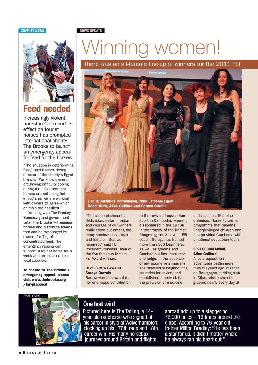 Horse&Rider Magazine - UK equestrian magazine for Horse and Rider Preview Pages