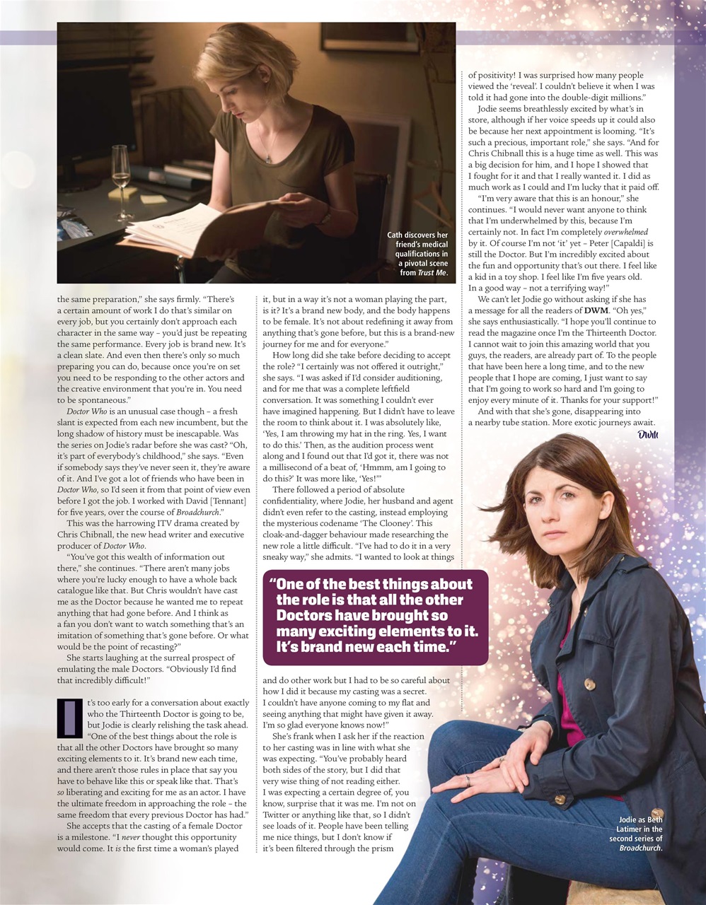 Doctor Who Magazine Preview Pages