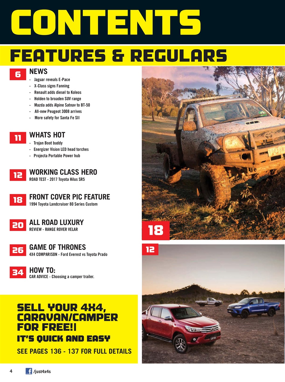 JUST 4X4S Preview Pages