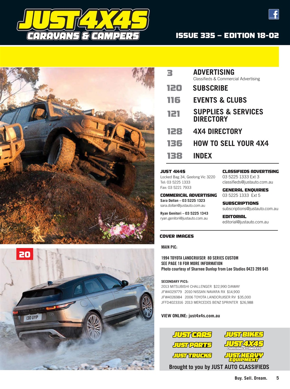 JUST 4X4S Preview Pages