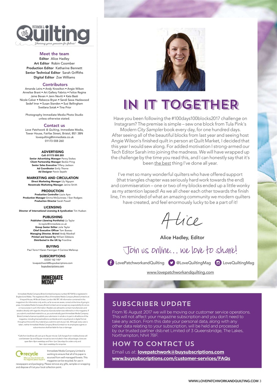 Love Patchwork & Quilting Preview Pages