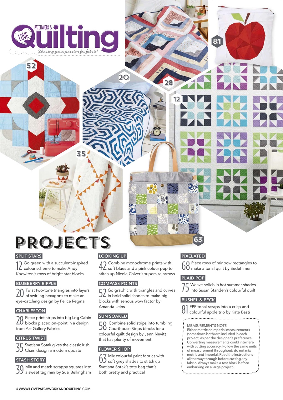 Love Patchwork & Quilting Preview Pages