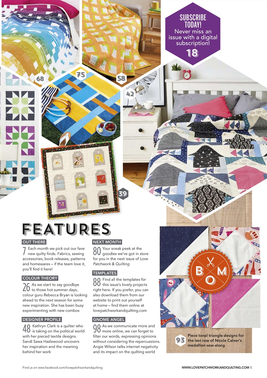 Love Patchwork & Quilting Preview Pages