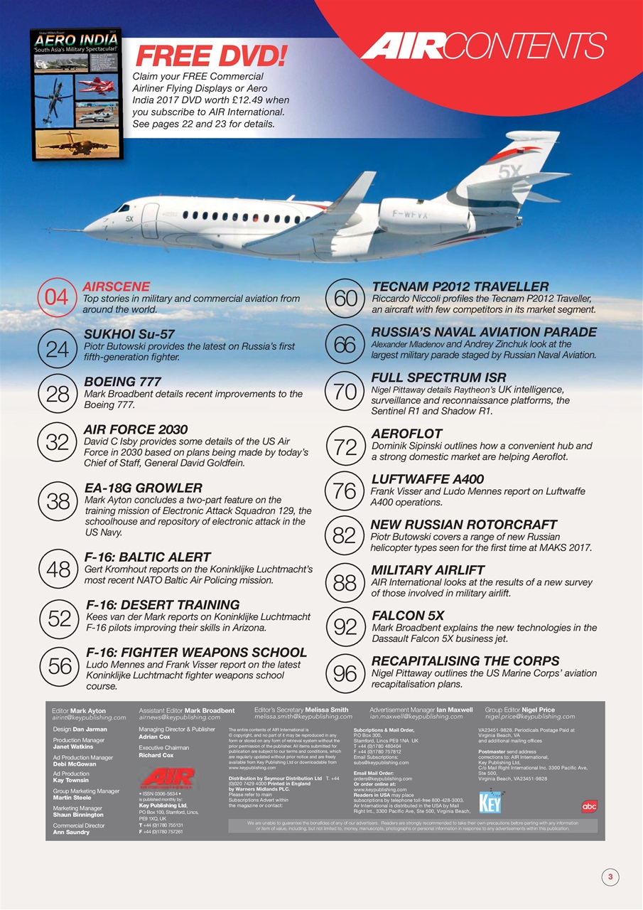 AIR International Preview Pages
