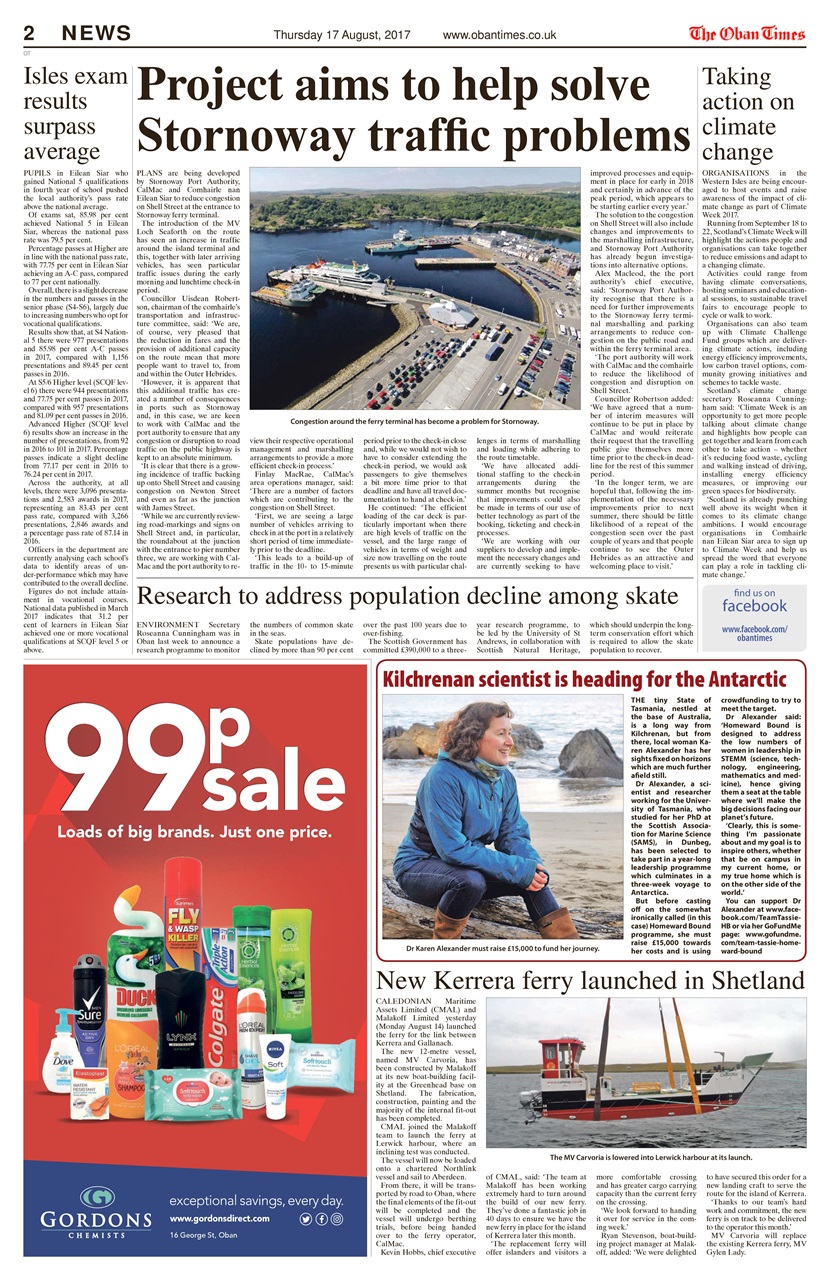 The Oban Times & Lochaber Times Preview Pages