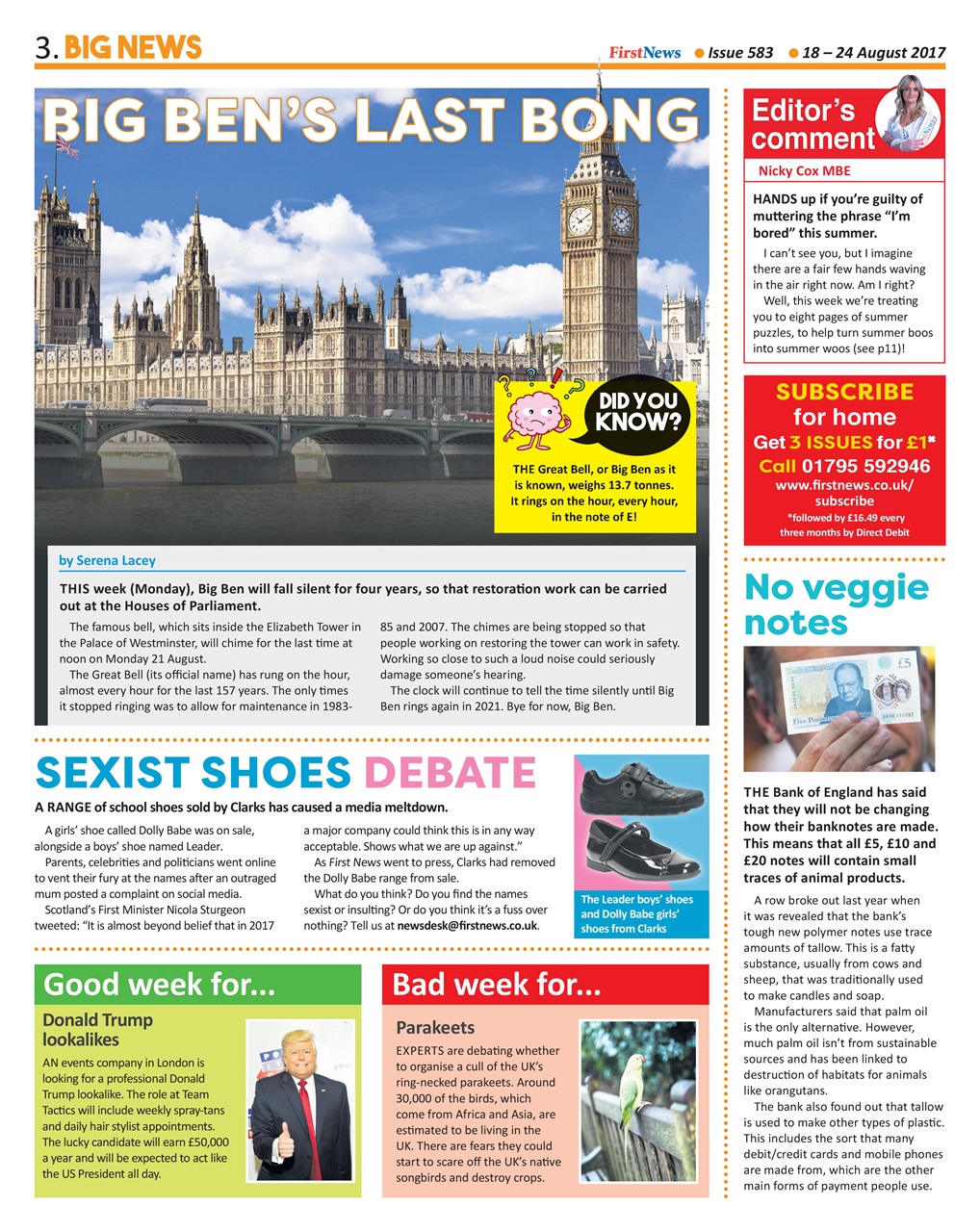 First News Preview Pages